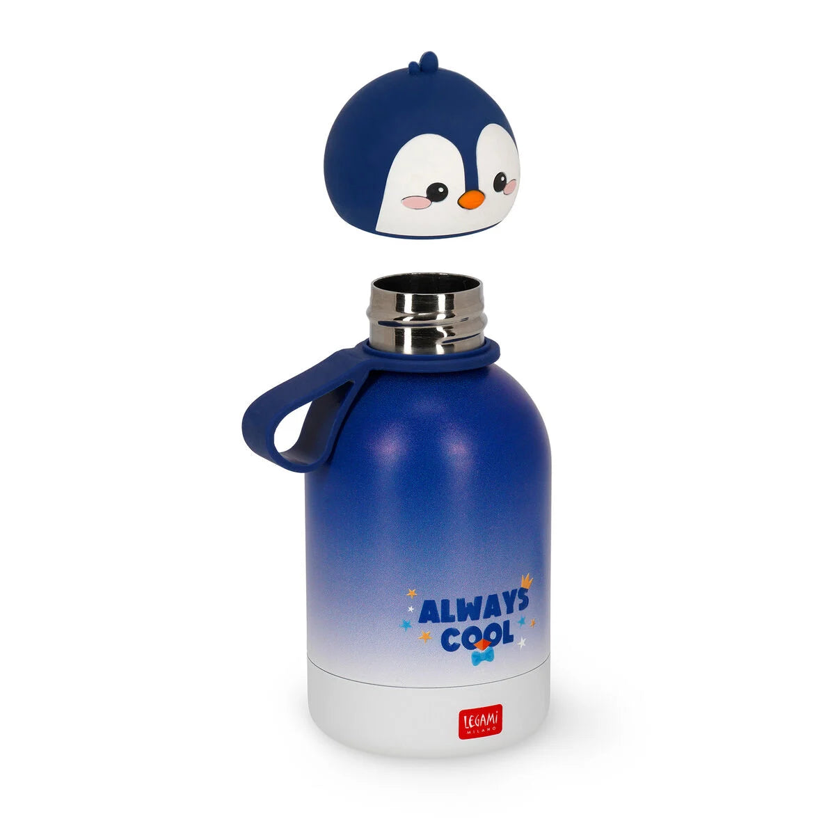 Botella Isotérmica Infantil Legami Pingüino – Acero Inoxidable 350ml Les Trouvailles de Tolède