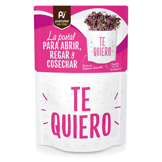 Te Quiero – Postal Verde para Cultivar Amor