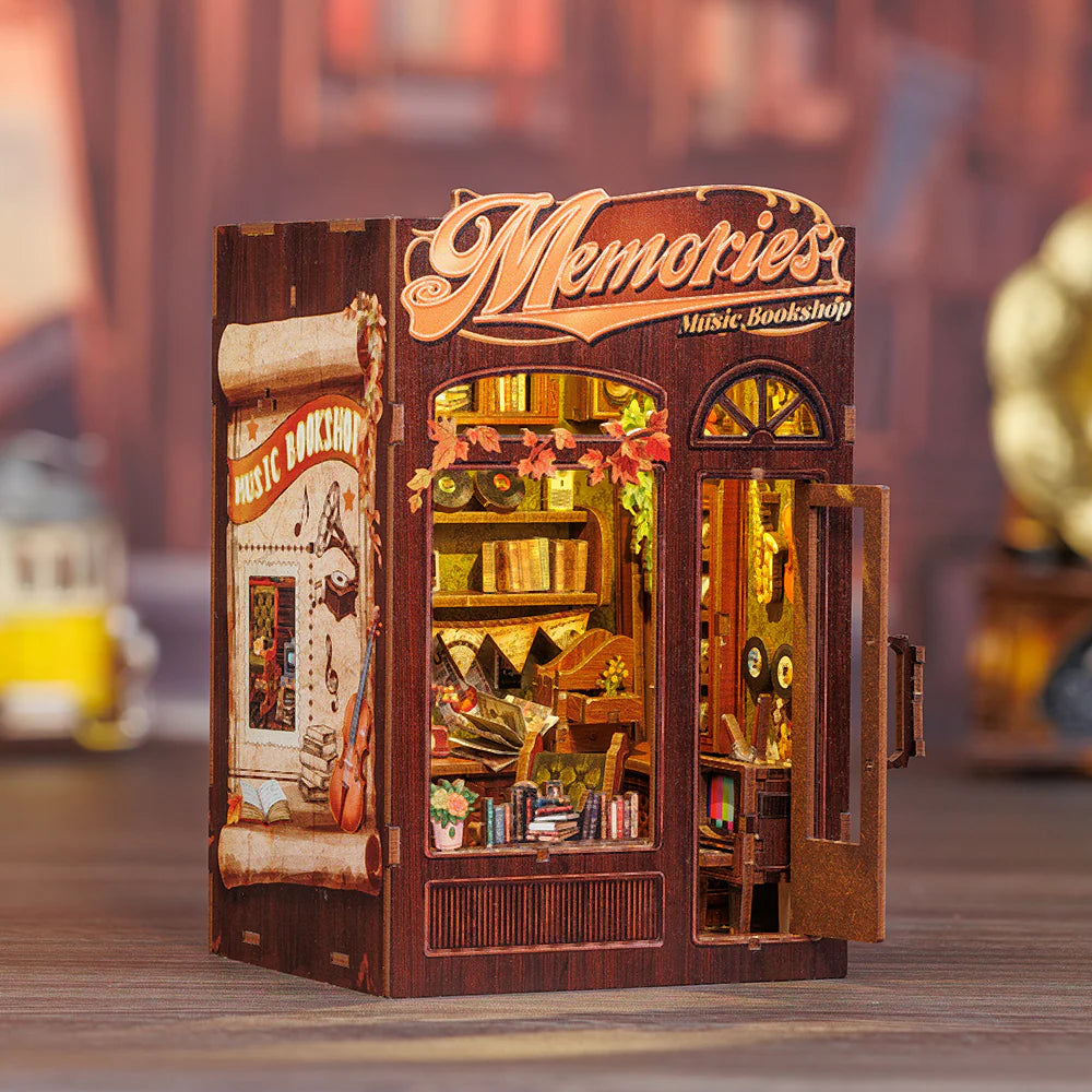 Kit DIY Miniatura – Memories Music Bookshop Les Trouvailles de Tolède
