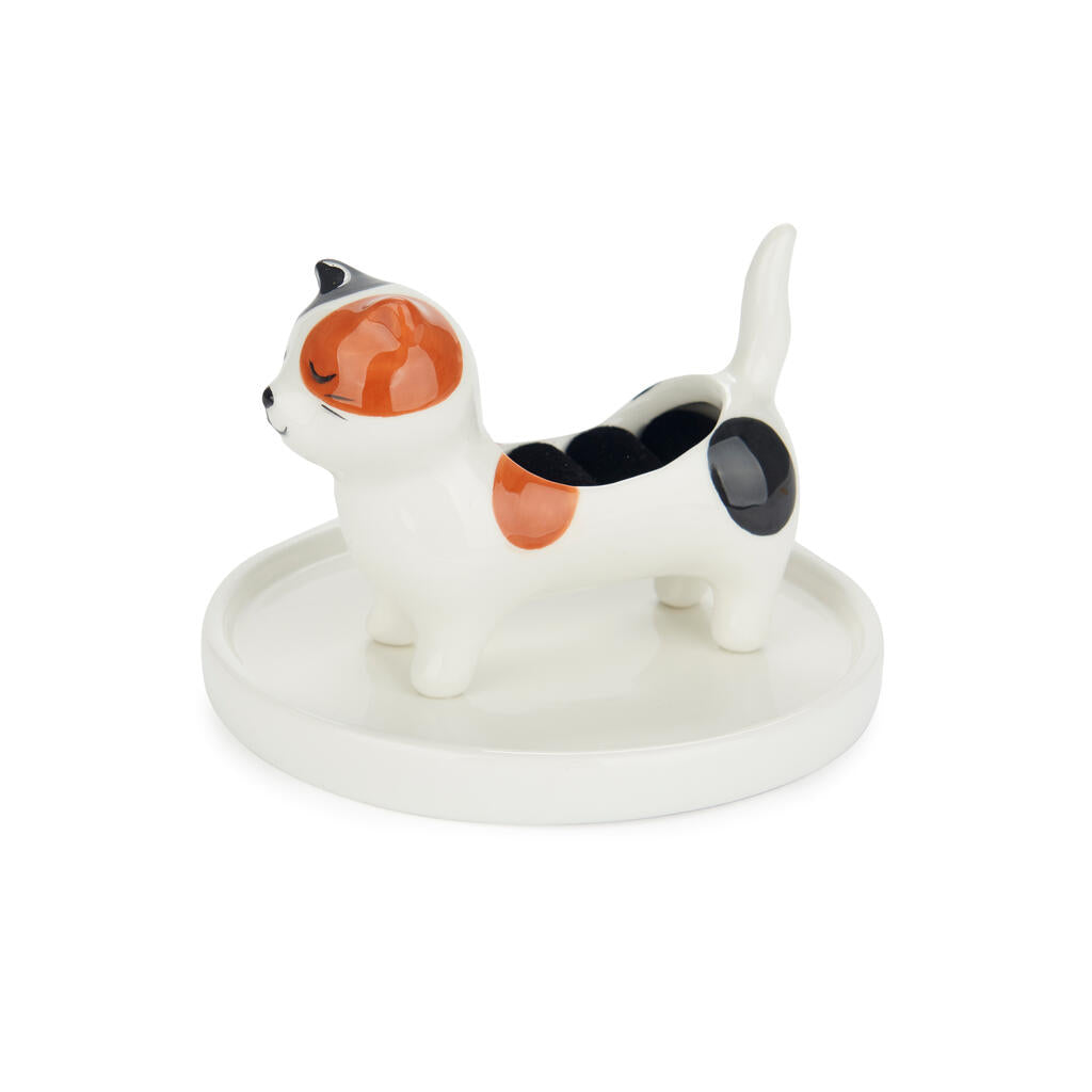 Porta anillos gato Kitty Calico Les Trouvailles de Tolède