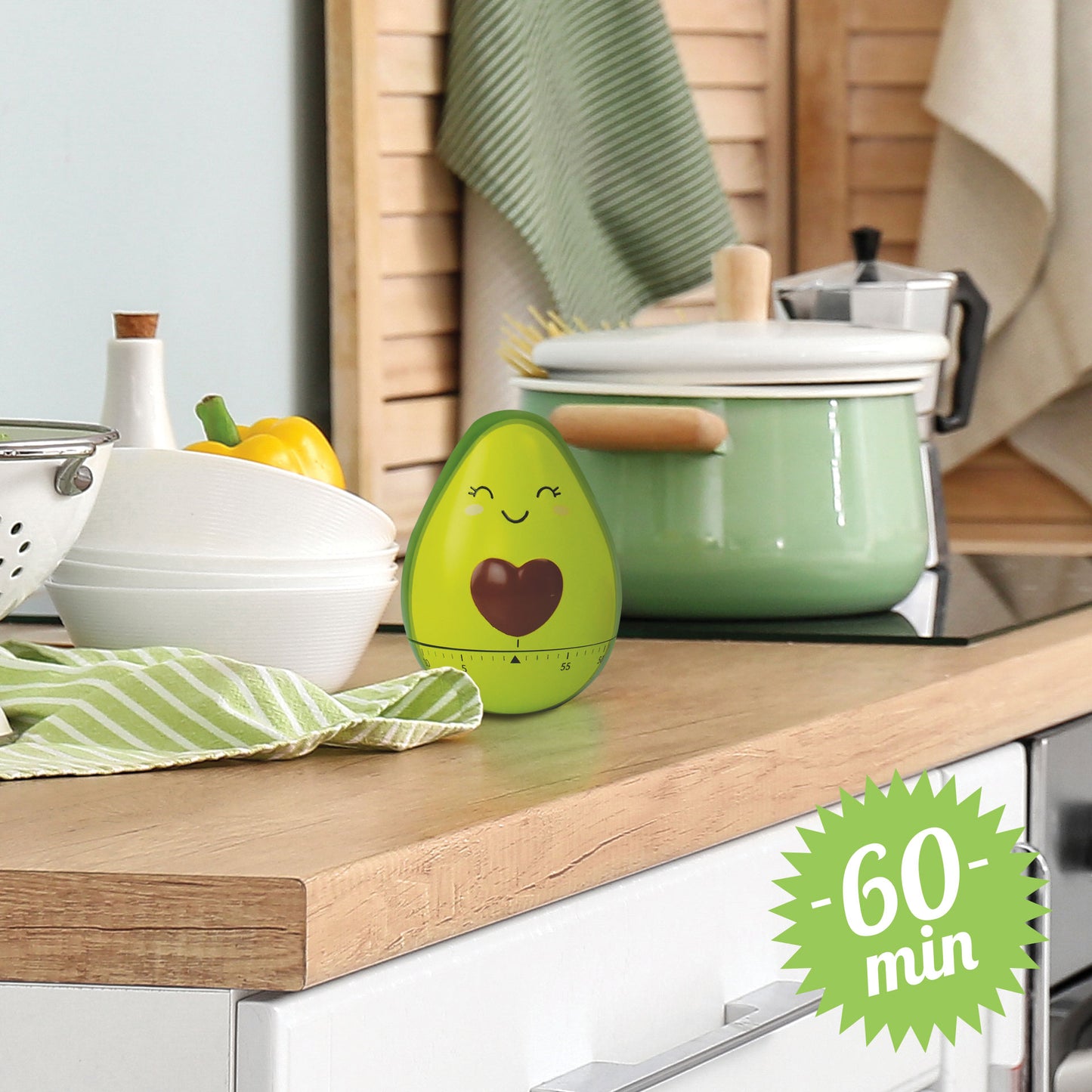 Minuteur de Cuisine Avocat – 60 Minutes