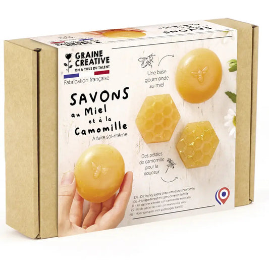 Kit DIY Jabón – Miel & Manzanilla Les Trouvailles de Tolède