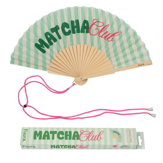 Abanico Matcha club Les Trouvailles de Tolède