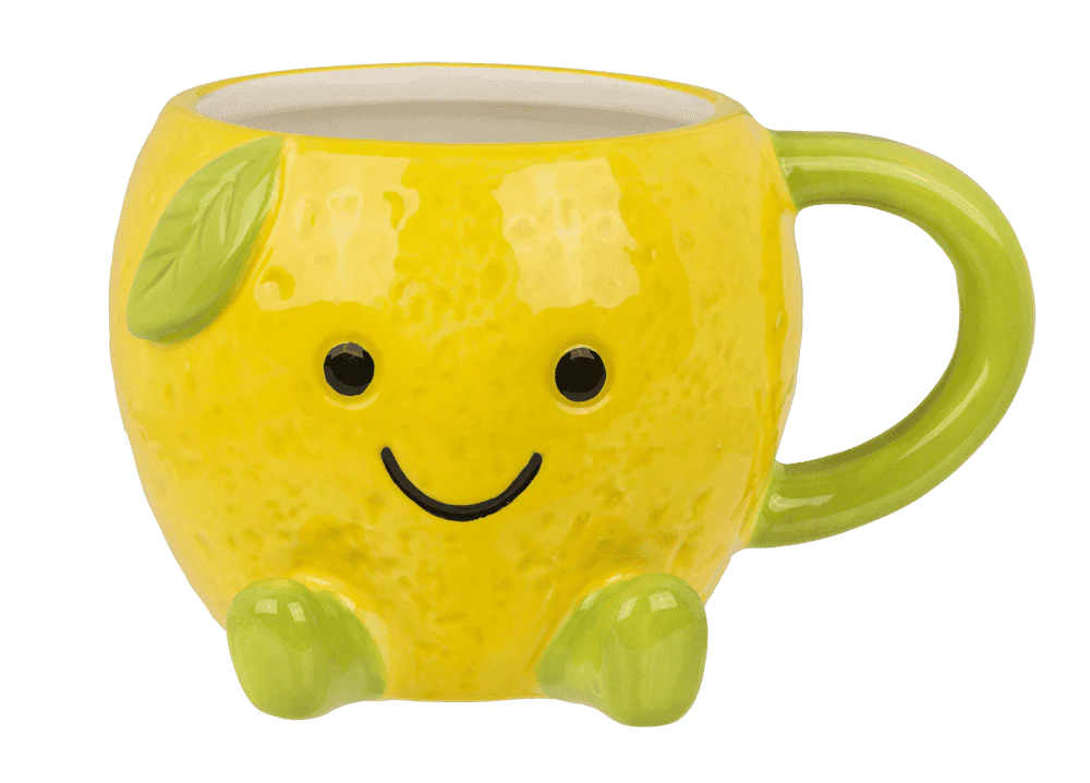 Taza de Dolomita con Forma de Limón Kawaii (385ml) Les Trouvailles de Tolède