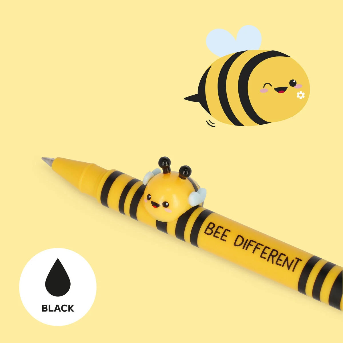 Bolígrafo de Gel Borrable Abeja Bee - Lovely Friends - Legami Les Trouvailles de Tolède