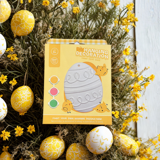 Decoración colgante DIY para pintar – Huevo de Pascua Les Trouvailles de Tolède
