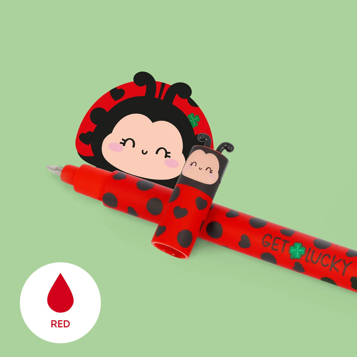 Bolígrafo Borrable “Get Lucky” – Ladybug Les Trouvailles de Tolède