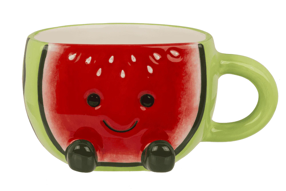Taza de Dolomita con Forma de Sandía Kawaii (370ml) Les Trouvailles de Tolède