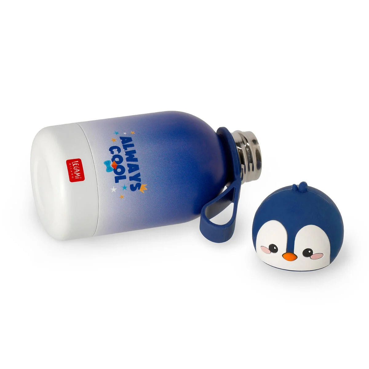 Botella Isotérmica Infantil Legami Pingüino – Acero Inoxidable 350ml Les Trouvailles de Tolède