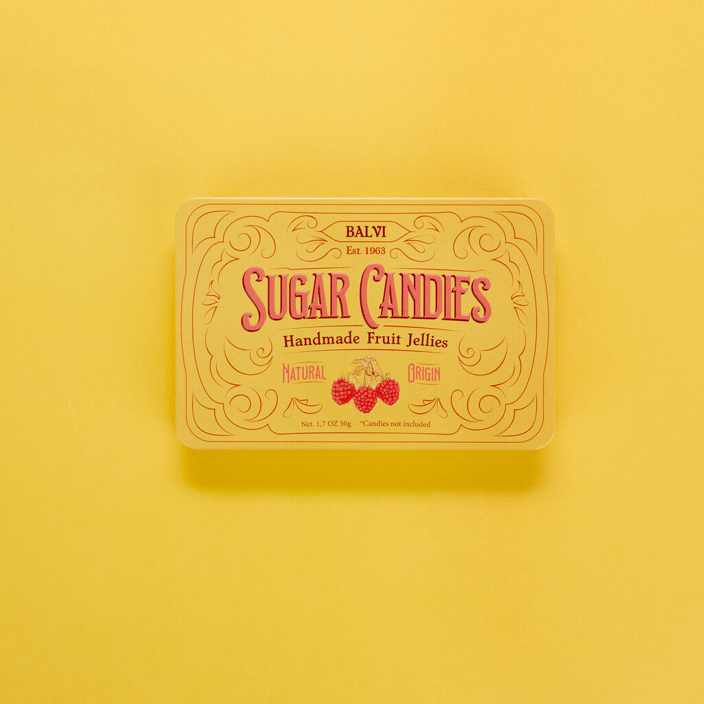 Libreta Caja de Caramelos Vintage Amarilla - Sugar Candies Les Trouvailles de Tolède