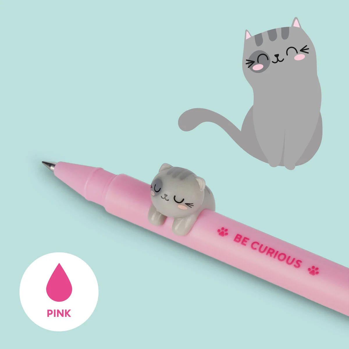 Bolígrafo de Gel Borrable Gato Kitty - Legami Les Trouvailles de Tolède