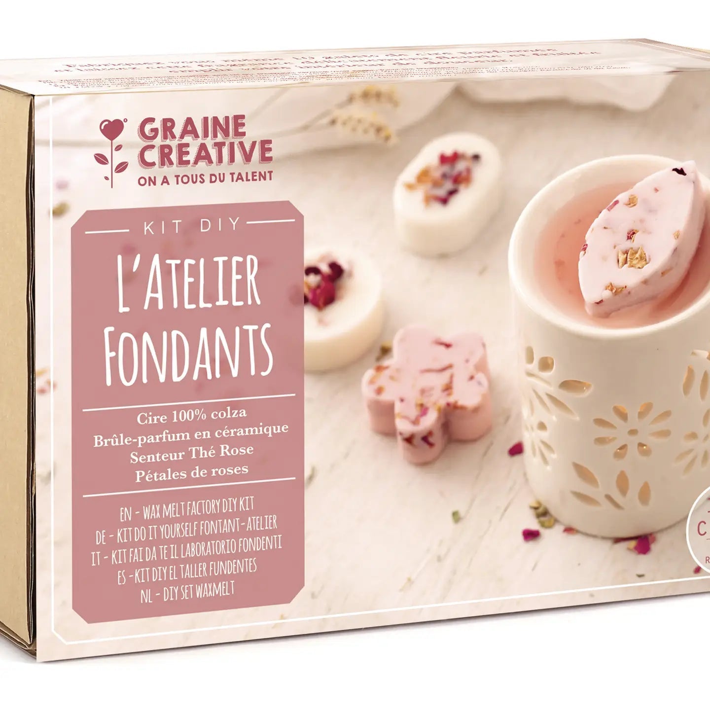 Kit DIY Fundentes de Cera con Flore Les Trouvailles de Tolède