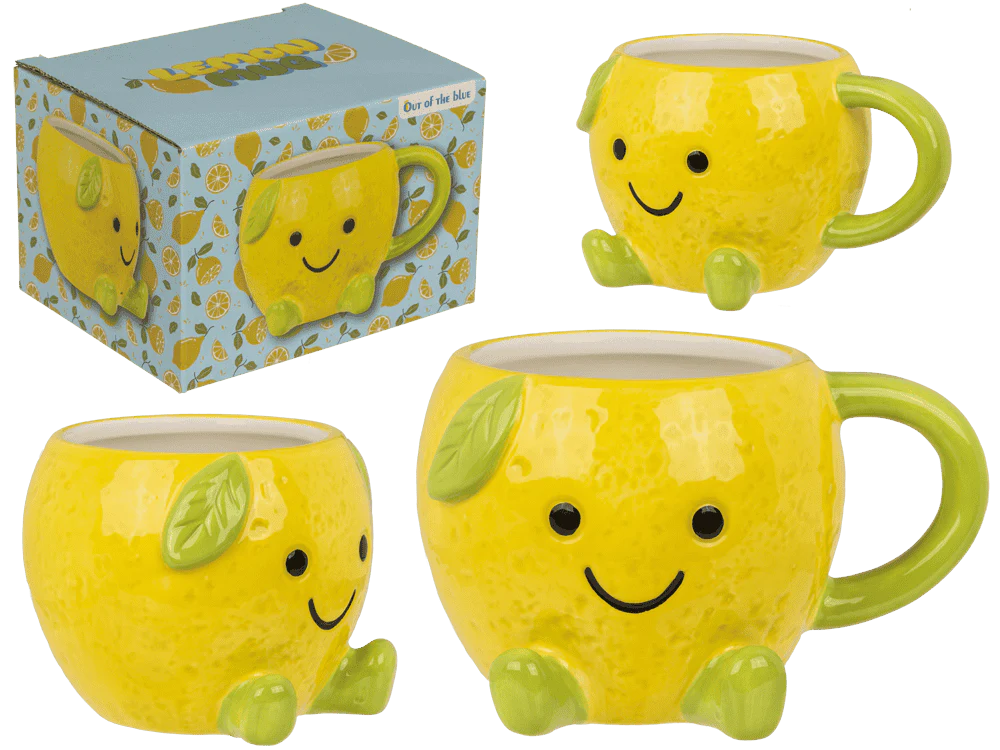 Taza de Dolomita con Forma de Limón Kawaii (385ml) Les Trouvailles de Tolède