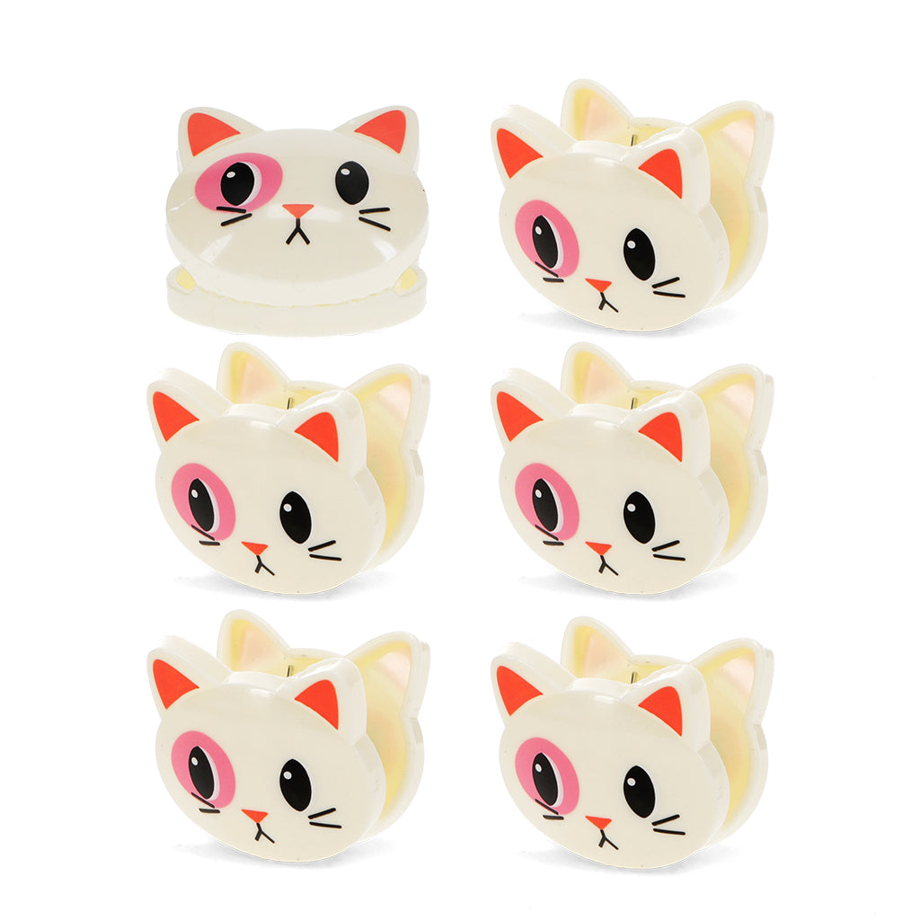 Pinzas para bolsas Gato (set de 6) Les Trouvailles de Tolède