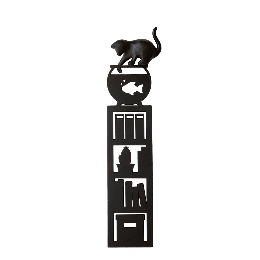 Marcapáginas Original - Gato Pescador Negro Les Trouvailles de Tolède