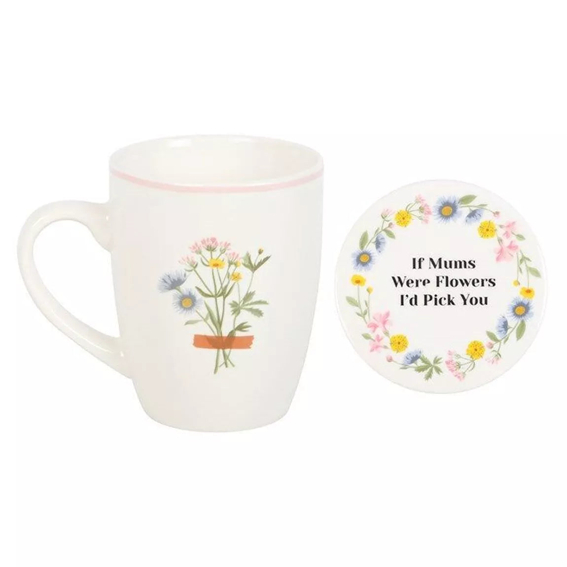 Taza flores ‘’si las mamás fueran flores’’ – taza regalo mamá Les Trouvailles de Tolède