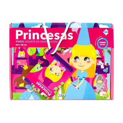 Puzzle Gigante de Observación “Princesas” – 28 Piezas Les Trouvailles de Tolède