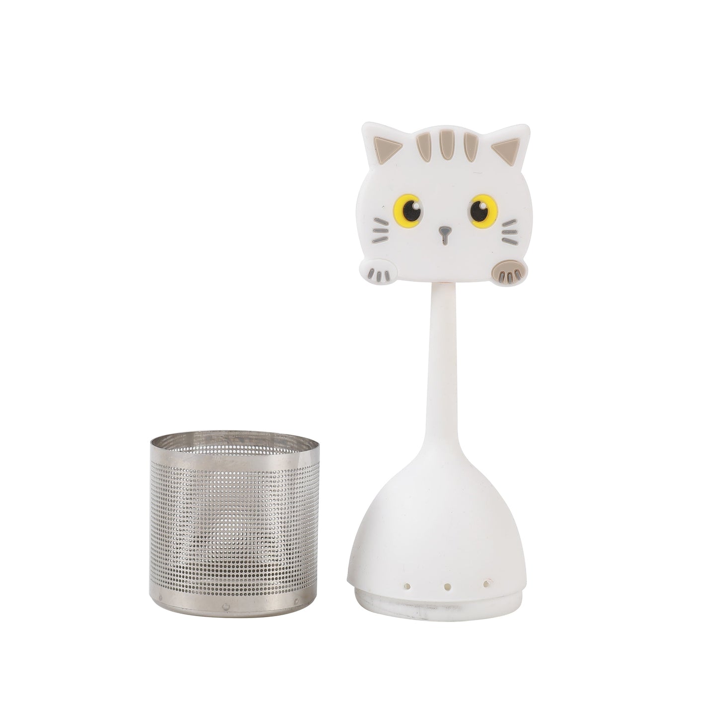 Infusor de té Gato Blanco Les Trouvailles de Tolède