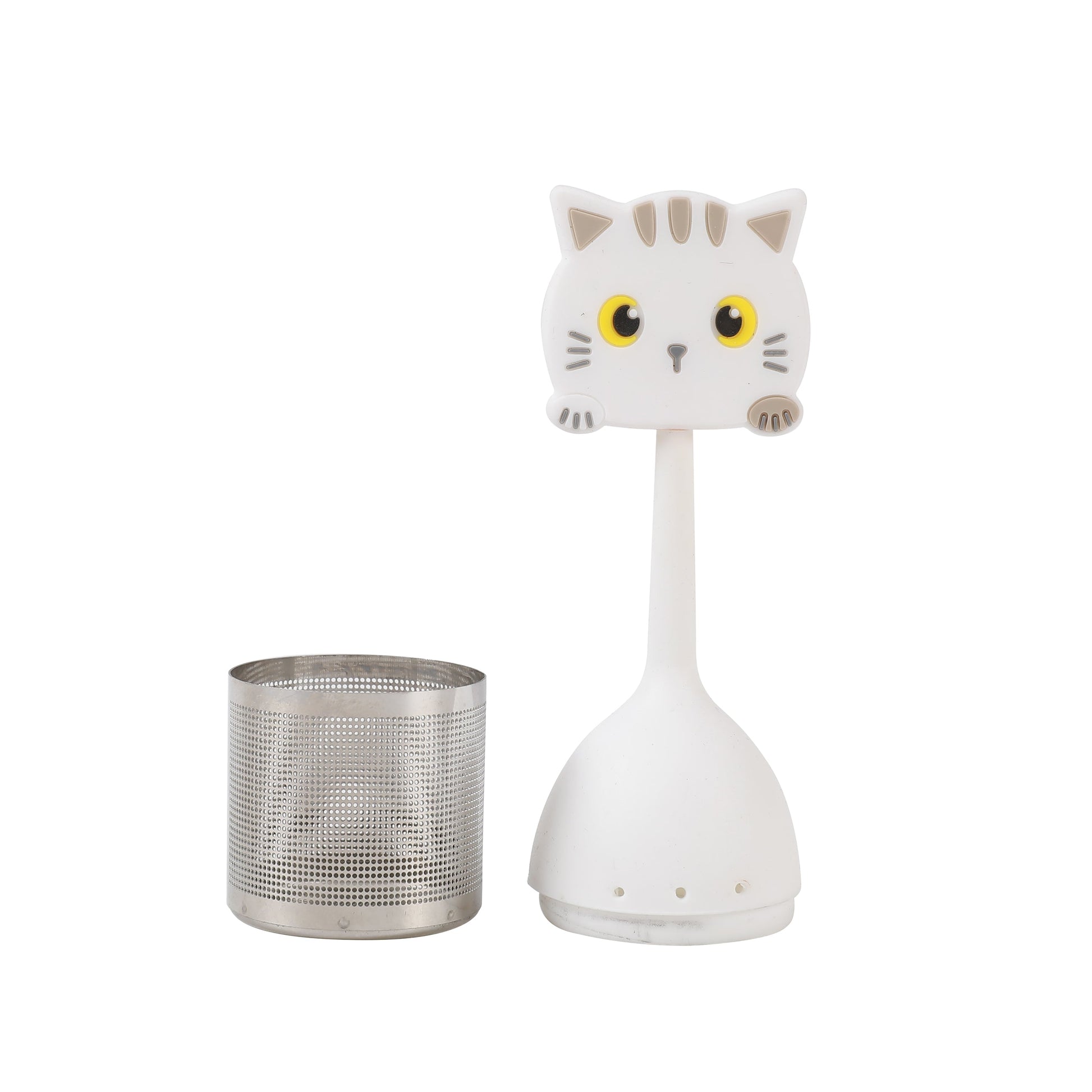 Infusor de té Gato Blanco Les Trouvailles de Tolède