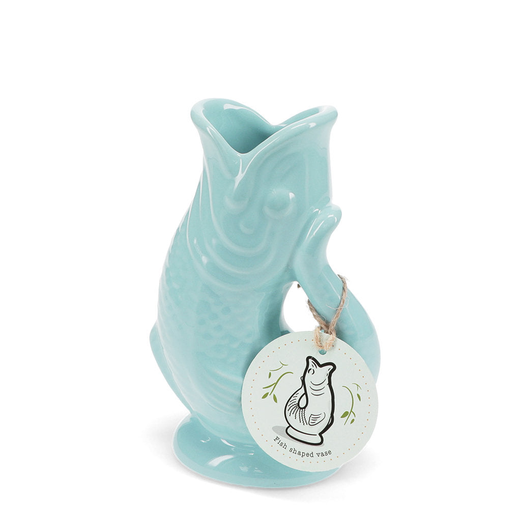 Jarrón pez azul aqua Les Trouvailles de Tolède