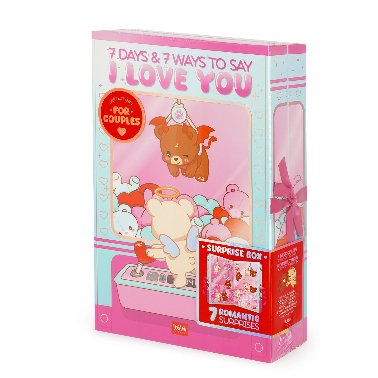 Coffret cadeau Saint-Valentin Legami – 7 jours & 7 façons de dire “Je t’aime”