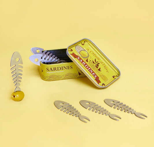 Tenedores para aperitivo “Sardines Party” x6 Les Trouvailles de Tolède