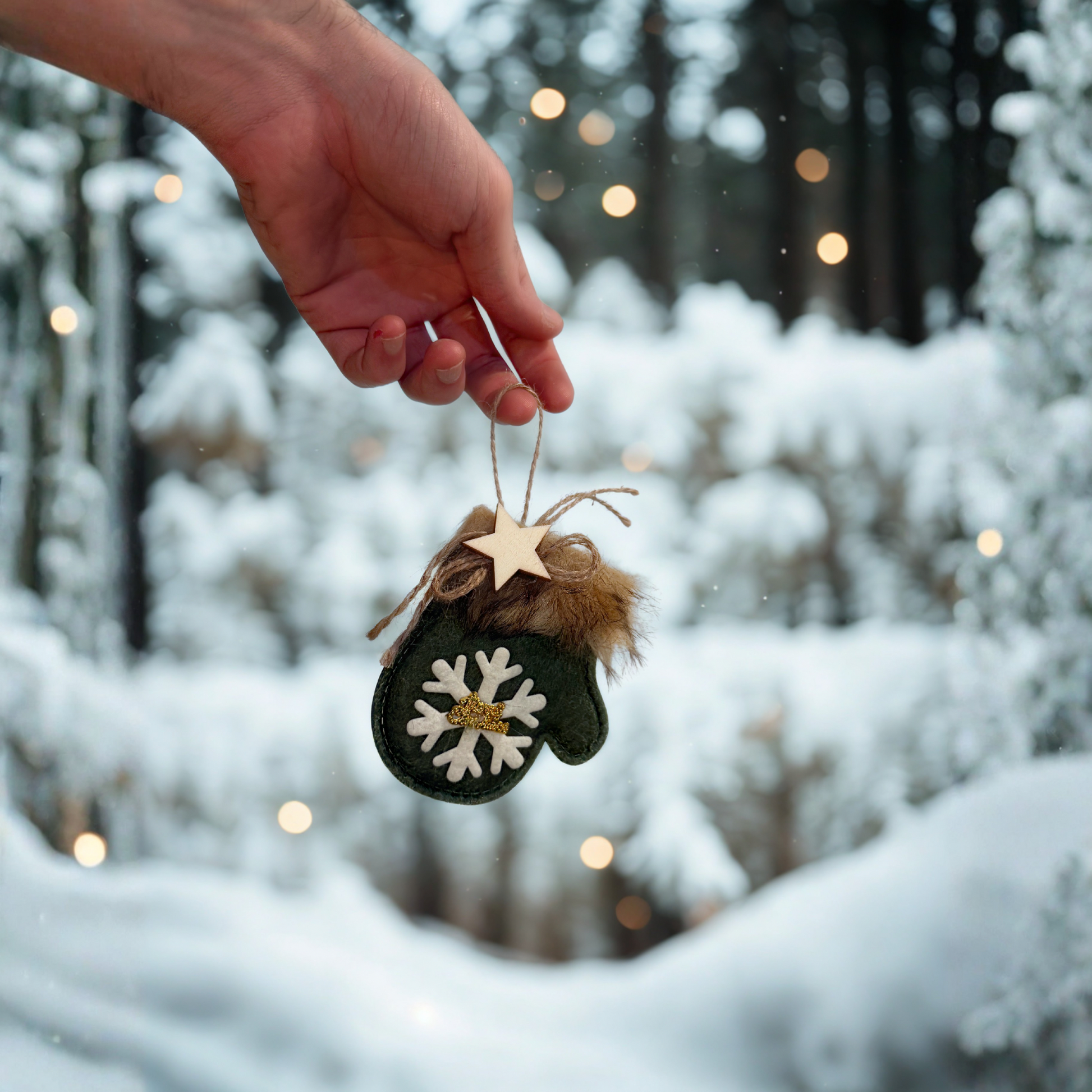 Adorno Navideño Manopla del Bosque Encantado Les Trouvailles de Tolède