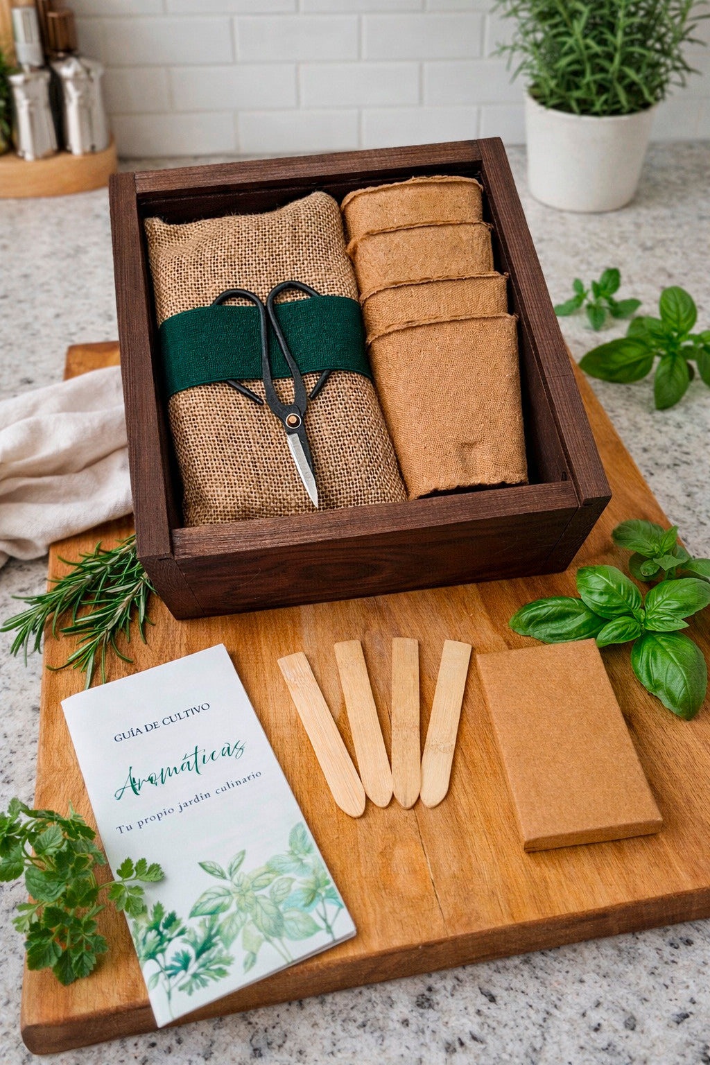 Kit de cultivo aromáticas Les Trouvailles de Tolède