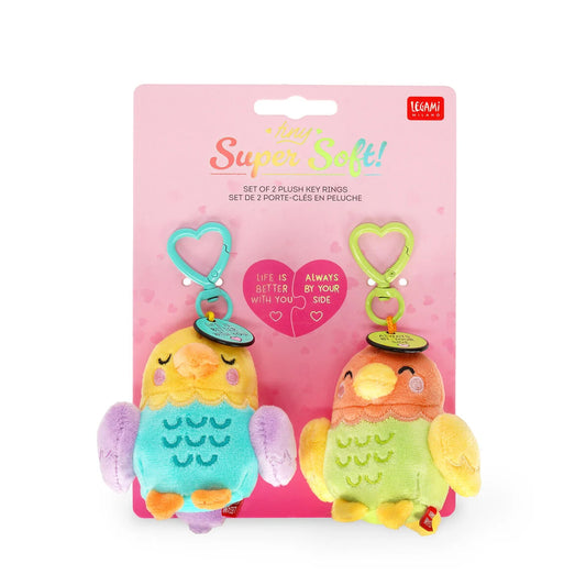 2 Llaveros con Peluche - Super Soft! - LEGAMI