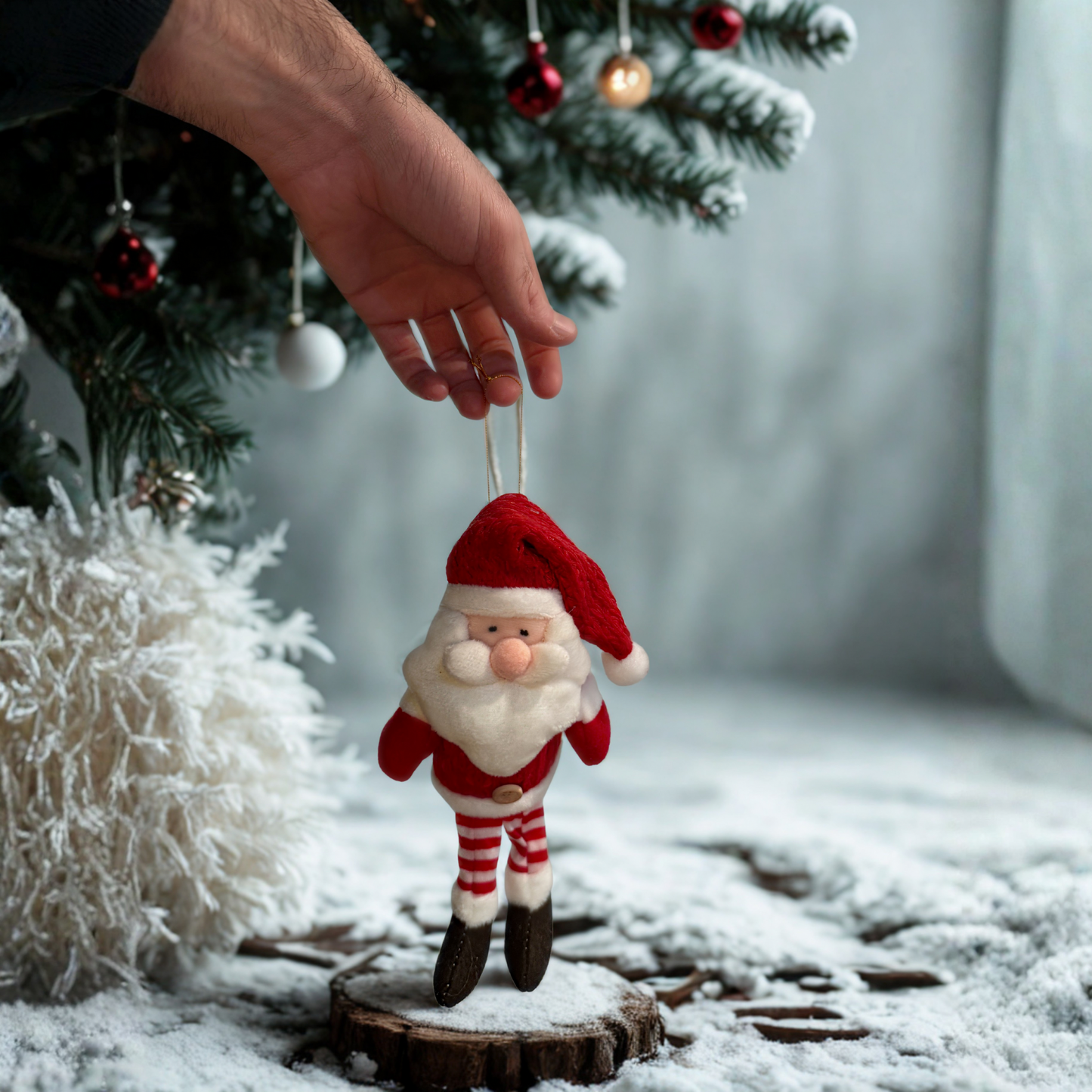 Adorno Navideño Papá Noel Clásico de Invierno Les Trouvailles de Tolède