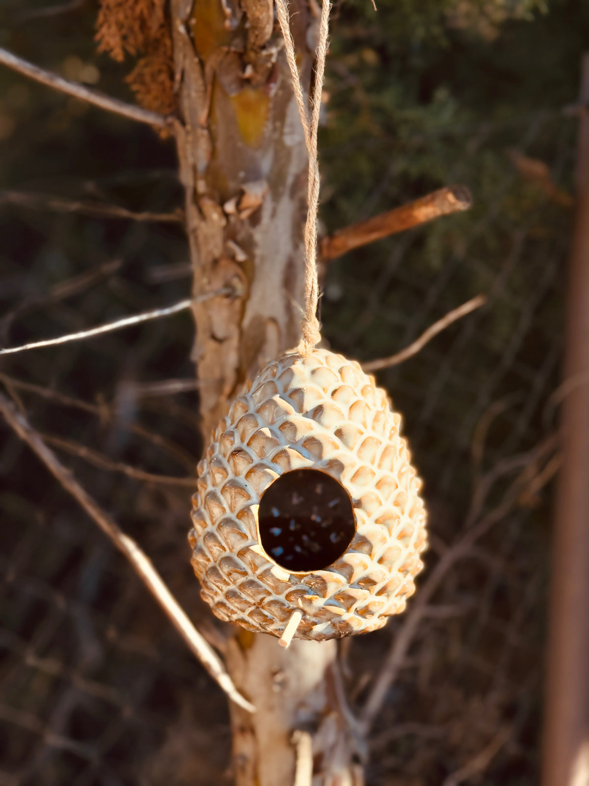 Comedero Pájaros Piña Cerámica Les Trouvailles de Tolède