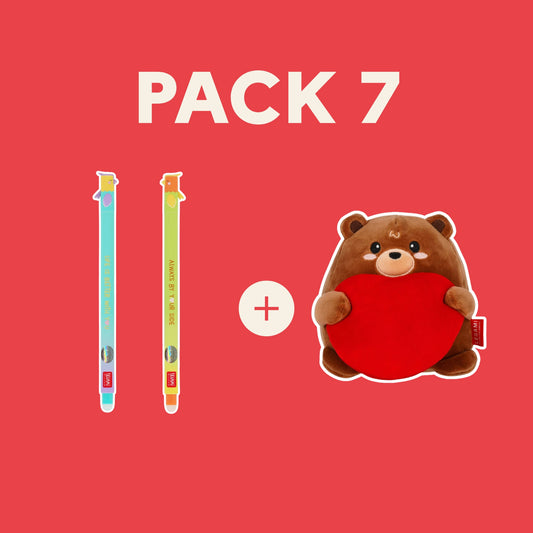 Pack Legami San Valentín – Bolígrafos & Peluche Teddy