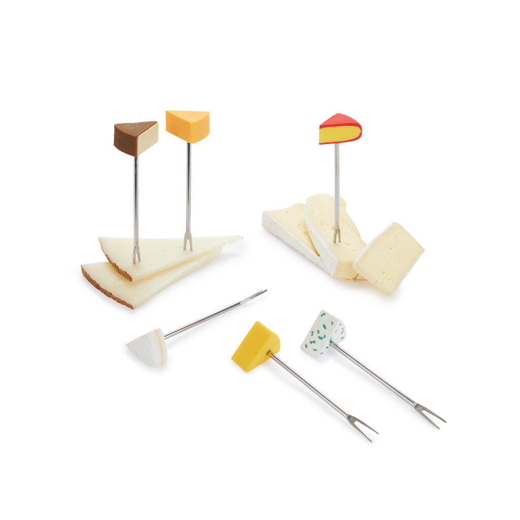 Tenedores Aperitivo Queso Inox | Set de 6 Les Trouvailles de Tolède