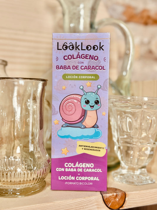 Loción corporal con colágeno & baba de caracol – Regeneradora y antiedad (200 ml) Les Trouvailles de Tolède