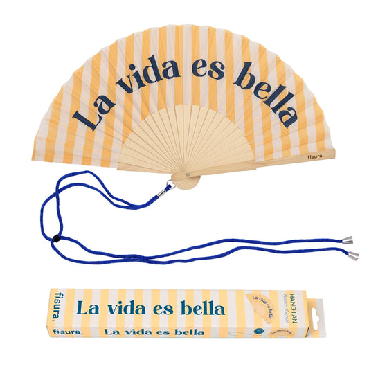 Abanico La vida es bella Les Trouvailles de Tolède