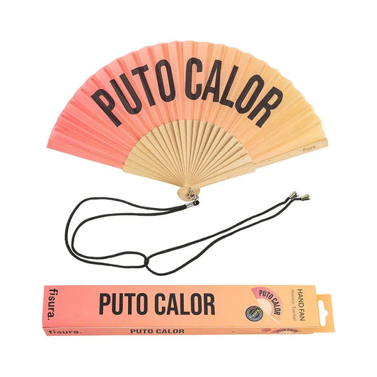 Abanico Puto calor degradado sunset Les Trouvailles de Tolède