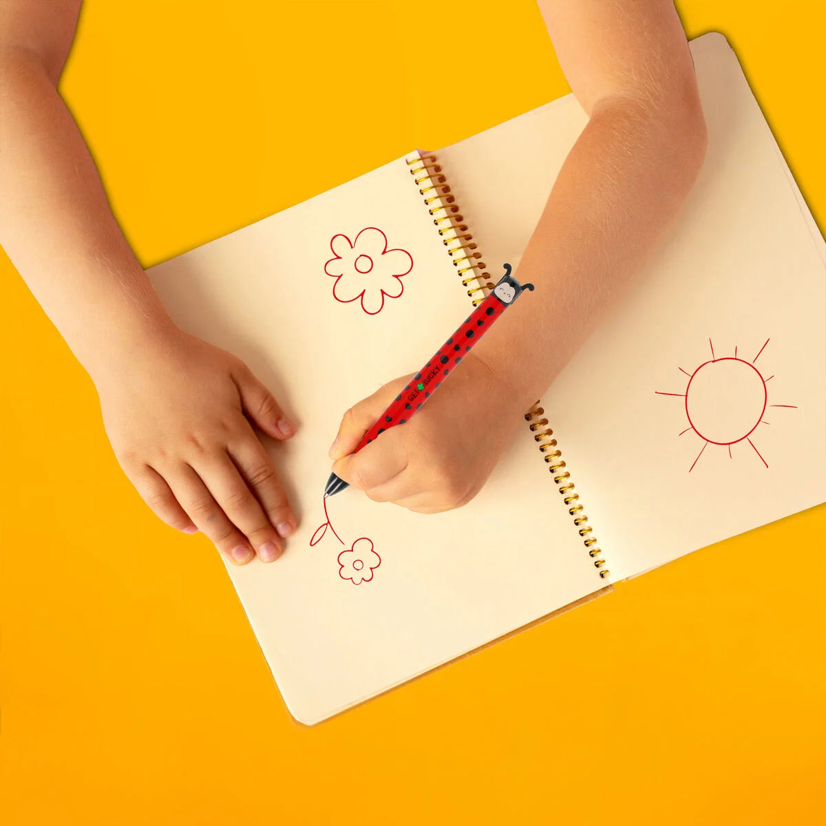 Bolígrafo de Dos Colores Ladybug – Click&Clack Les Trouvailles de Tolède