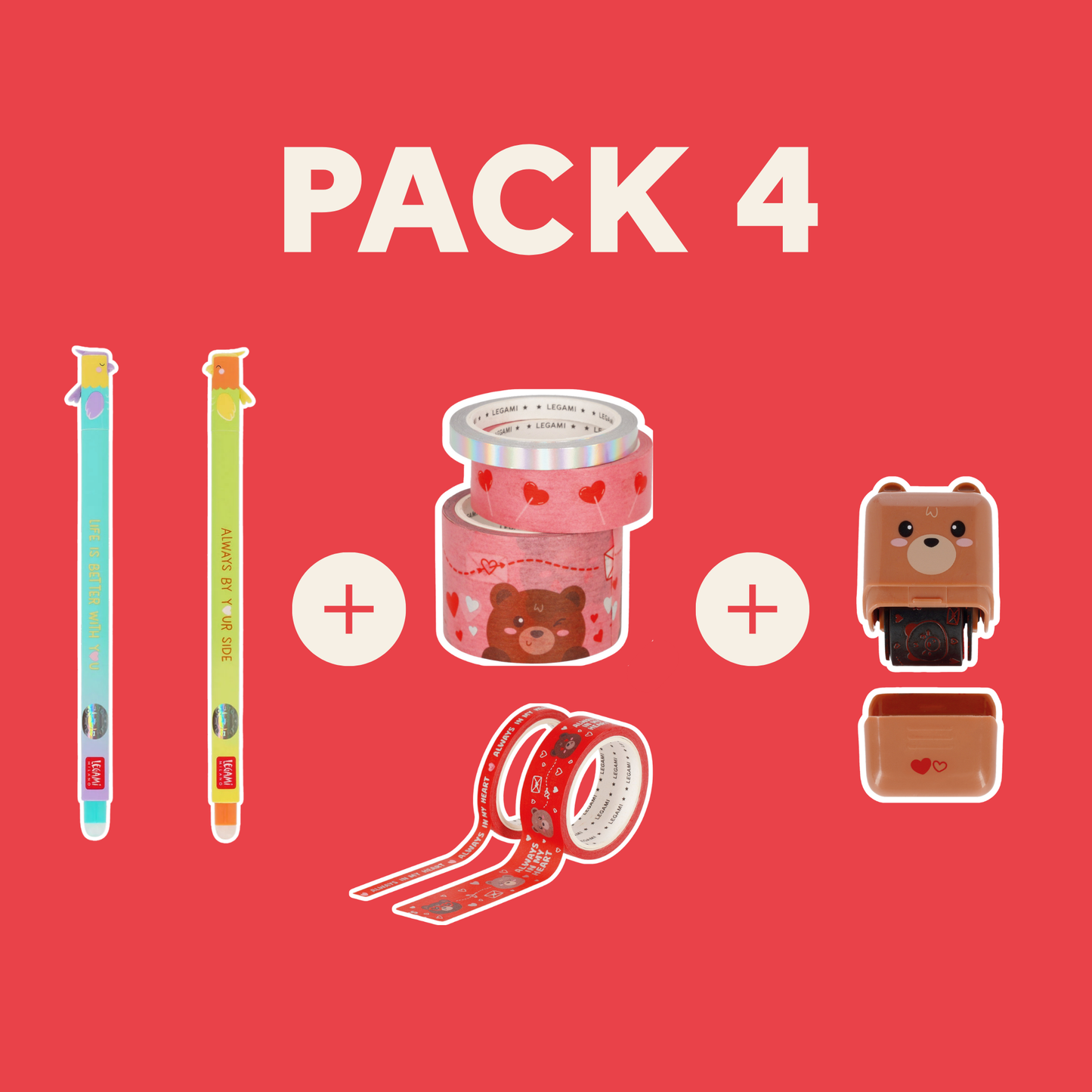 Pack Legami Saint-Valentin - Teddy Love 