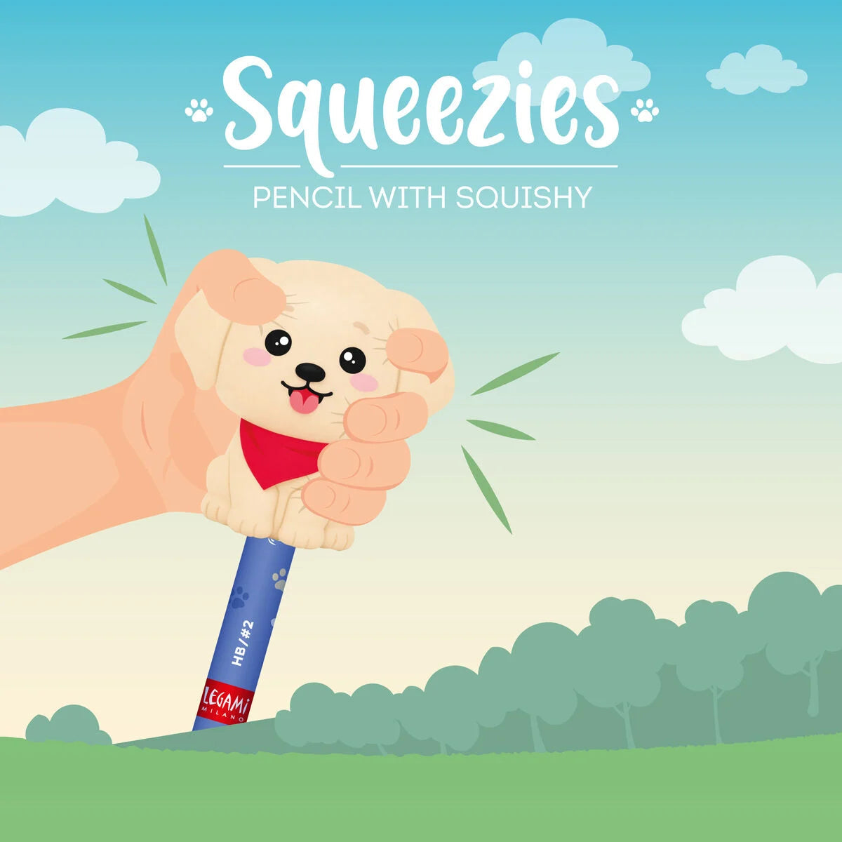 Lápiz Antiestrés Perro Legami - Squeezies Les Trouvailles de Tolède