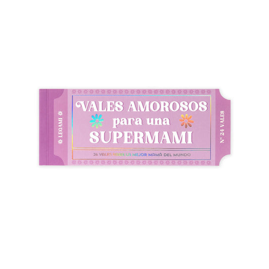 Libro de 24 vales para una Súper Mamá – Legami Milano Les Trouvailles de Tolède