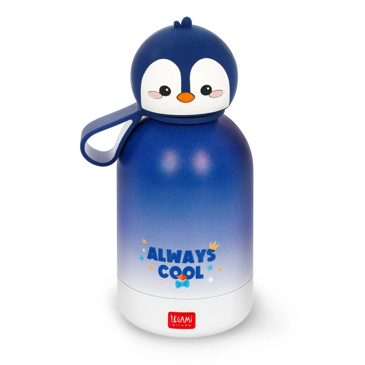 Botella Isotérmica Infantil Legami Pingüino – Acero Inoxidable 350ml Les Trouvailles de Tolède