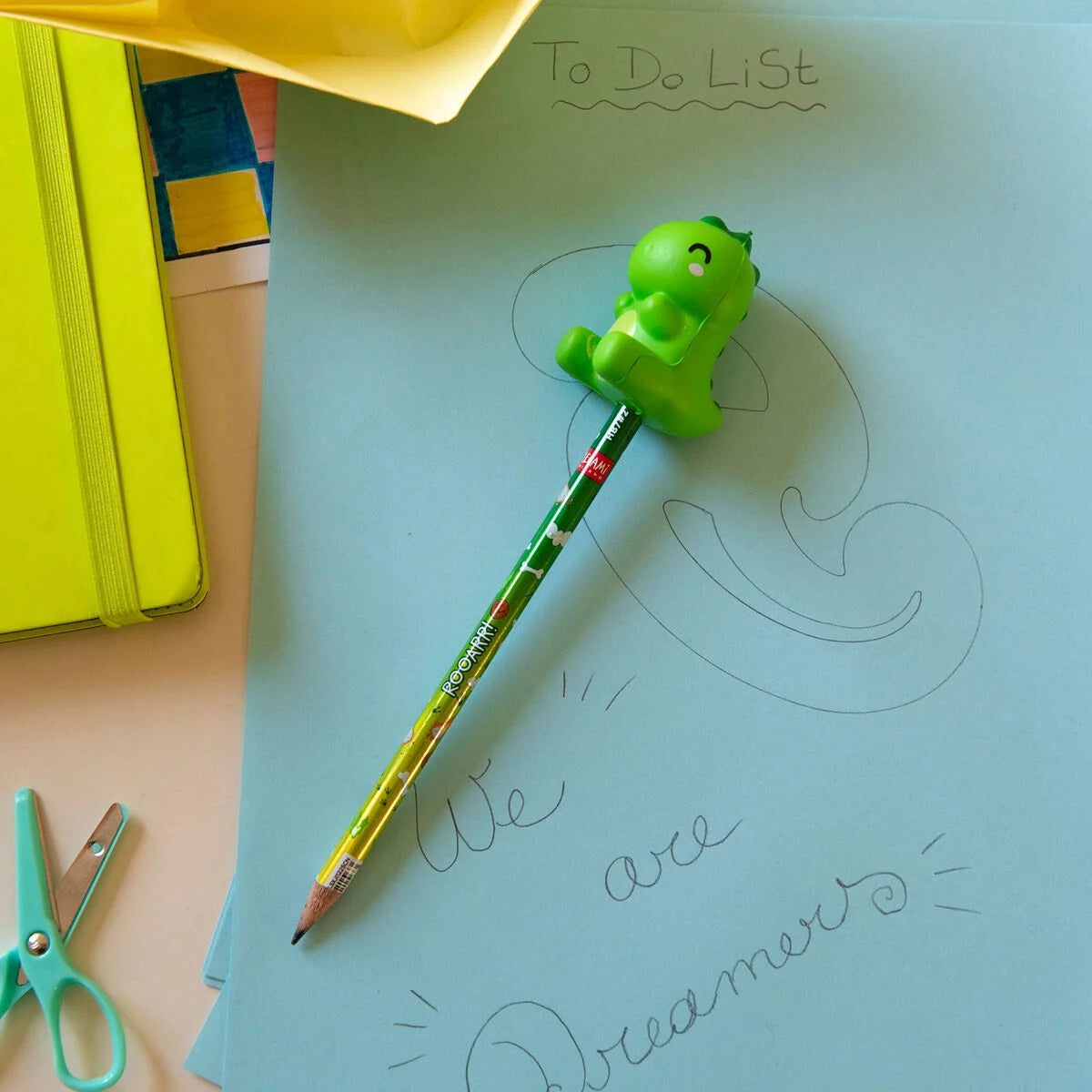 Lápiz Antiestrés Dino Legami - Squeezies Les Trouvailles de Tolède