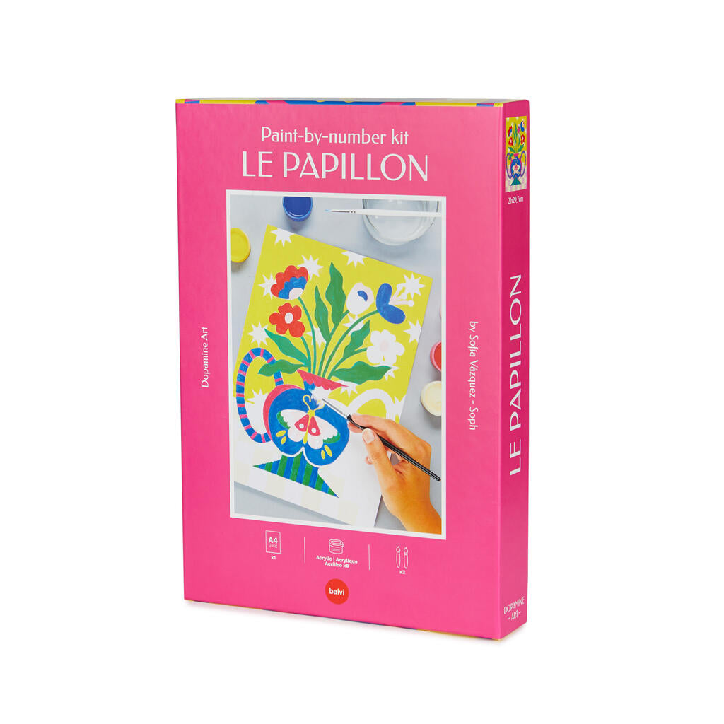 Kit de peinture par numéros – Papillon