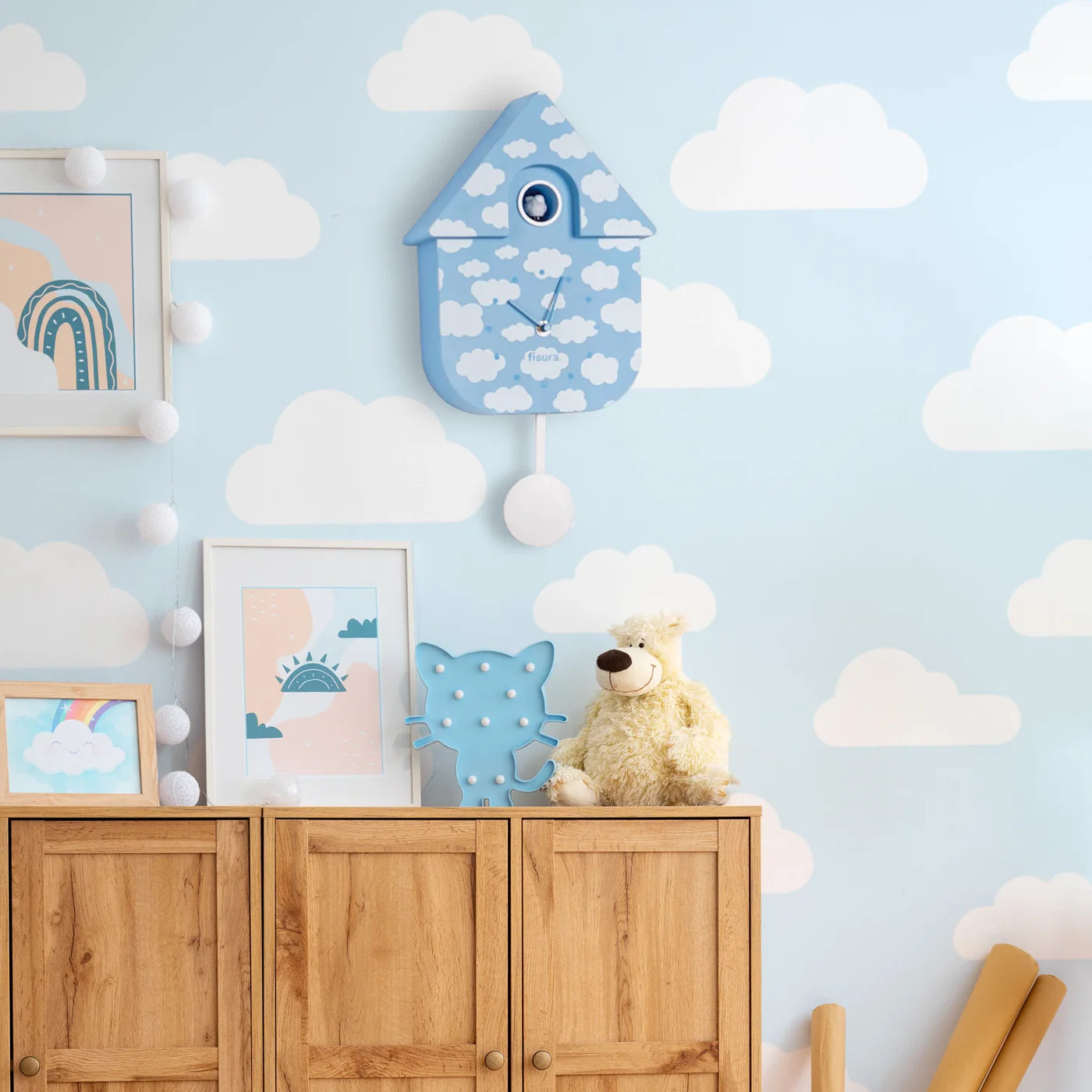 Reloj Cuco Casita - Nubes Les Trouvailles de Tolède