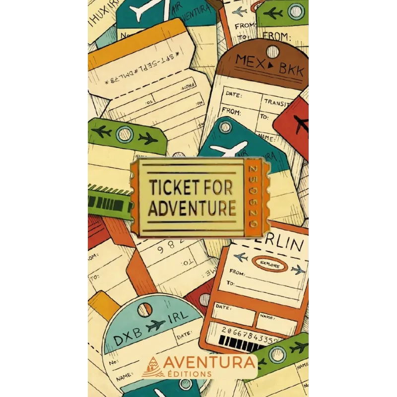 Pin Entrada Aventura Vintage | Broche Viajero Les Trouvailles de Tolède