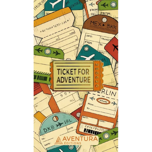 Pin Entrada Aventura Vintage | Broche Viajero Les Trouvailles de Tolède