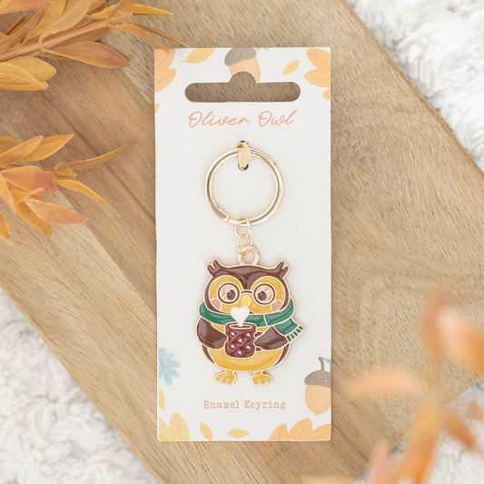 Llavero de Búho Oliver Metálico 🦉 Les Trouvailles de Tolède