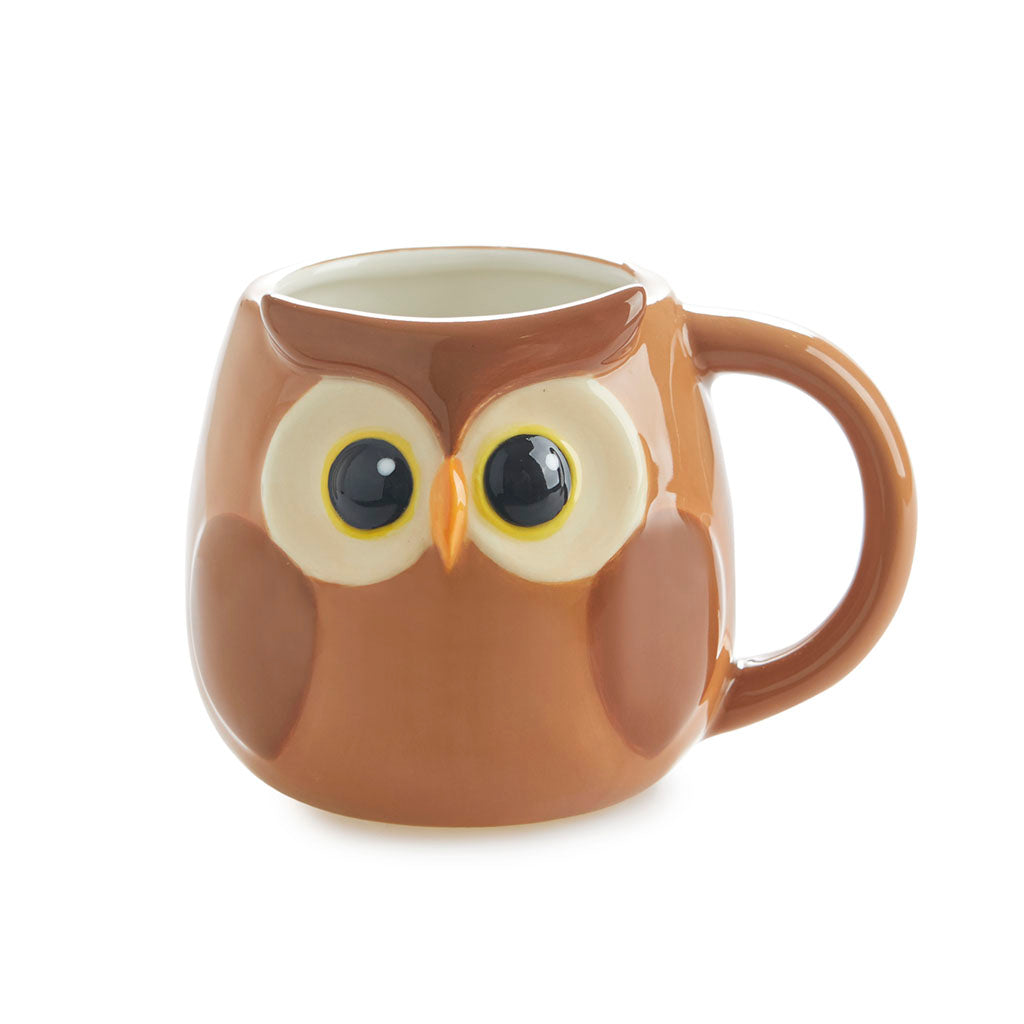 Taza de Cerámica con Forma de Búho "Bubo" (400ml) Les Trouvailles de Tolède
