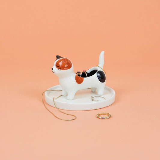 Porta anillos gato Kitty Calico Les Trouvailles de Tolède