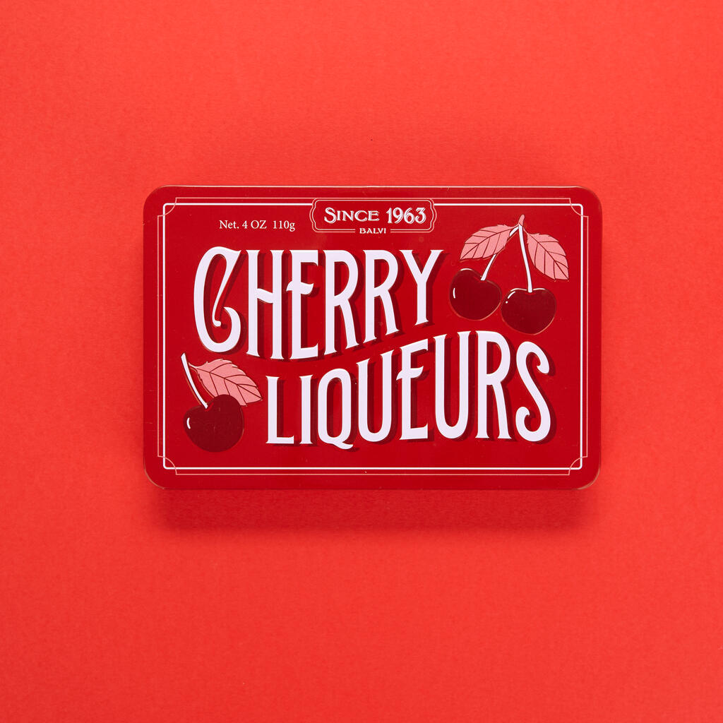 Libreta Caja de Caramelos Vintage Roja - Cherry Liqueurs Les Trouvailles de Tolède